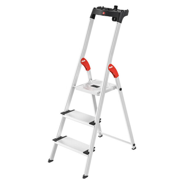 

Стремянка Hailo алюминиевая, 3 ступени, L80. 8040307