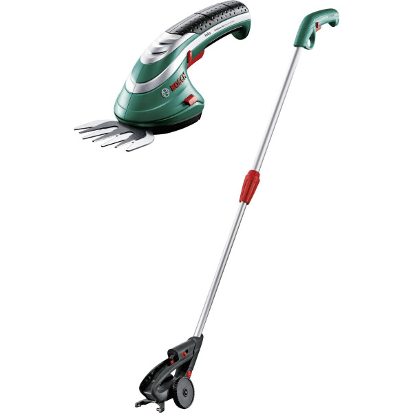 

Аккумуляторные ножницы Bosch Isio + телескопическая штанга (0600833105)