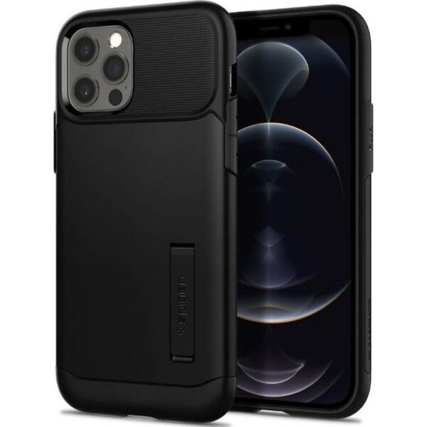 

Spigen Slim Armor Black для iPhone 12/12 Pro