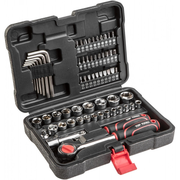 

Набор торцевых гаечных ключей Top Tools 3/8" 63 предмета (38D515)
