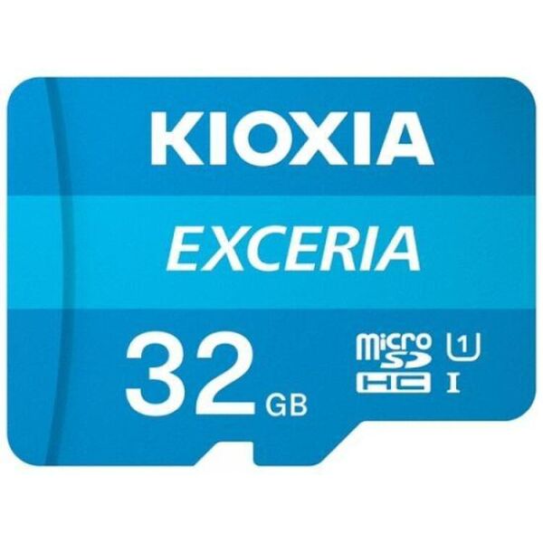 

Карта памяти Kioxia Exceria microSDHC UHS-I 32GB class10+SD (LMEX1L032GG2)