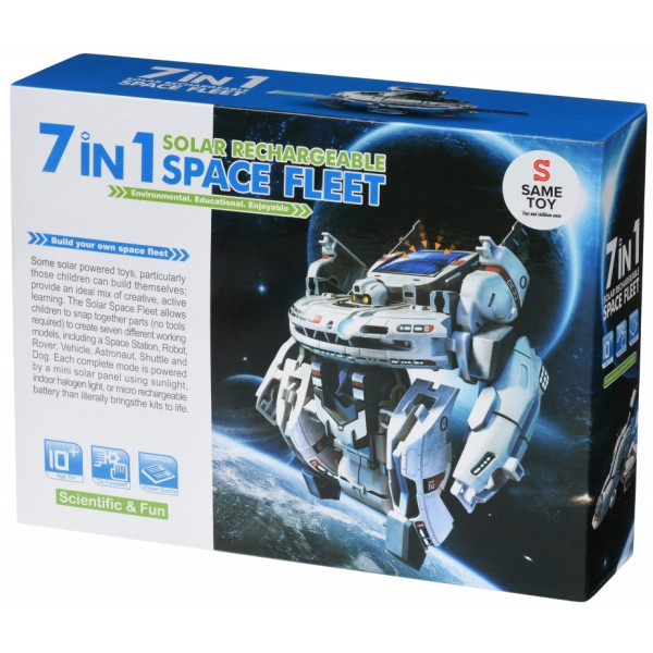 

Конструктор на солнечных батареях Same Toy Космический флот 7 в 1 (2117UT)