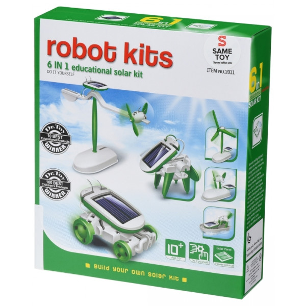 

Робот-конструктор Same Toy Солнцебот 6 в 1 на солнечной батарее (2011UT)