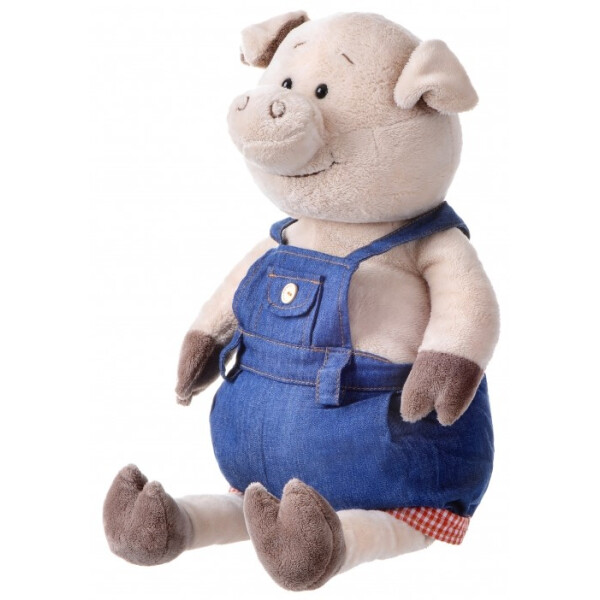 

Мягкая игрушка Same Toy Свинка в джинсовом комбинезоне 45см THT711