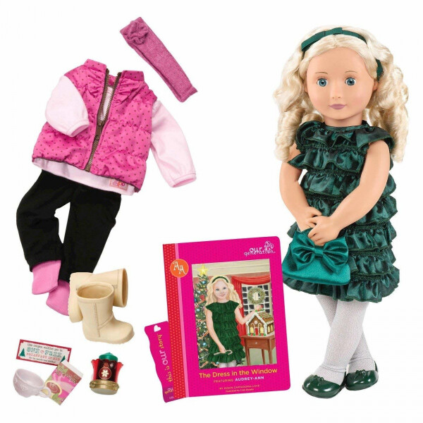

Кукла Our Generation DELUXE Одри-Энн с книгой BD31013ATZ