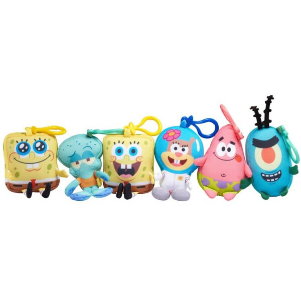 

Мягкая игрушка-брелок Sponge Bob Exsqueeze Me Plush Patrick Burp со звуком (EU690400)