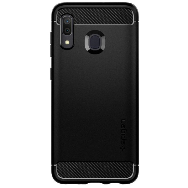 

Чехол Spigen Rugged Armor для Samsung Galaxy A30 Matte Black