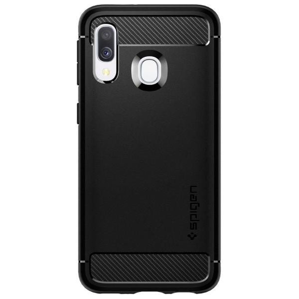 

Spigen Rugged Armor для Samsung Galaxy A40 Matte Black