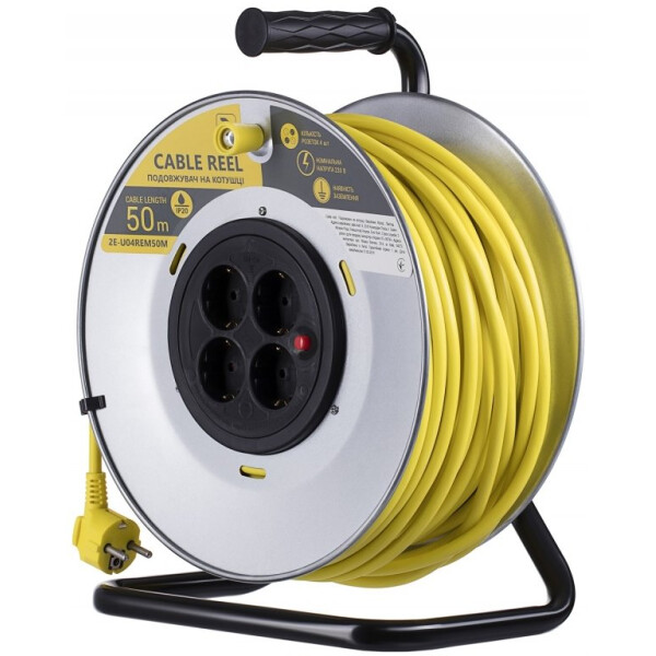 

Удлинитель на катушке 2E-U04REM50M 50 м 2Е, с заземл., 3Gх1.5 мм