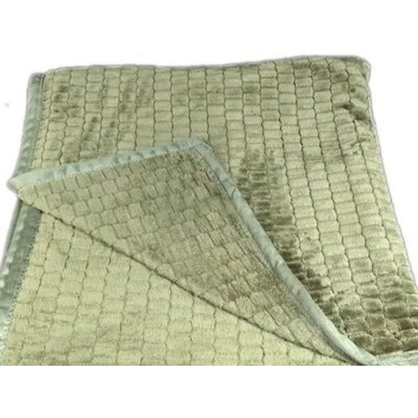 

Плед велюровый Крокодил из бамбукового волокна (8844663) Оливковый