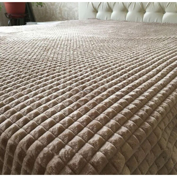 

Плед велюровый Крокодил из бамбукового волокна (3225546) Песочный