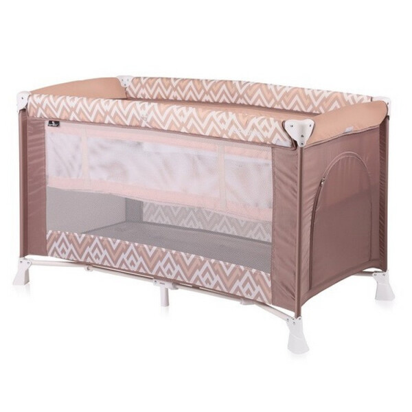 

Манеж-кровать (VERONA 1 LAYER BROWN BEIGE LINES) (Lorelli)