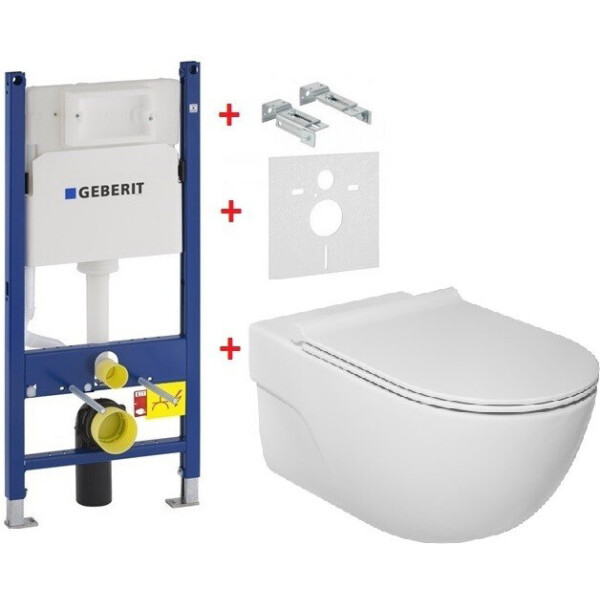 

Инсталляция GEBERIT DUOFIX Basic без кнопки смыва с унитазом ROCA MERIDIAN Slim Soft Close, A34H240000+458.126.00.1