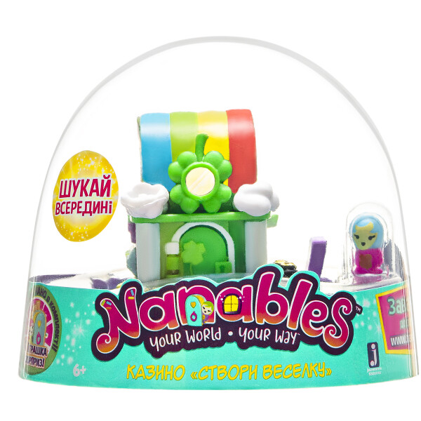 

Игровая фигурка Jazwares Nanables Small House Радужный путь: Казино "Создай Радугу" (NNB0046)