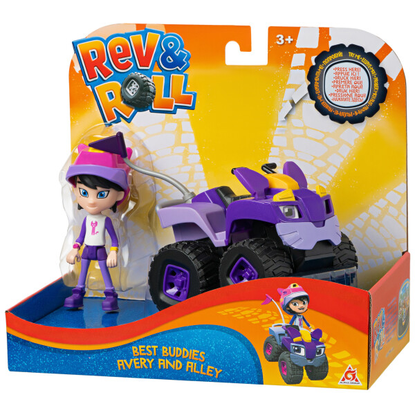 

Игровой набор Rev&Roll Рев и Рамбл Best Buddies Эйвери и Элли (EU881720)