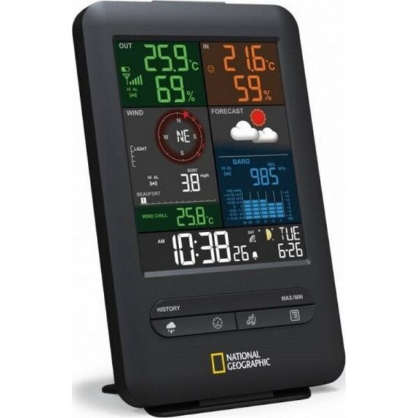 

Метеостанция National Geographic Weather Center 5-in-1 256 Colour Black (9080500)