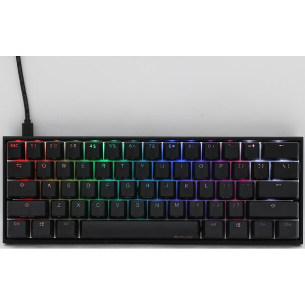 

Клавиатура Ducky Mecha Mini Cherry Red RGB UA Black (DKME2061ST-RURALAAT1)