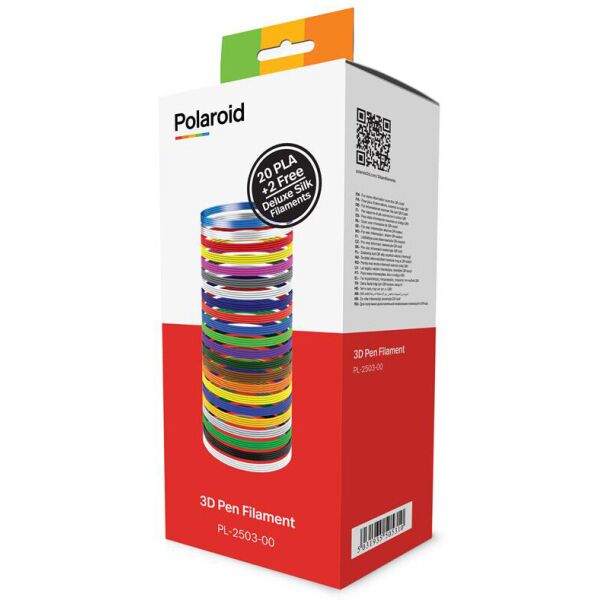 

Набор нити PLA для ручки 3D Polaroid (22 цвета) 1.75 мм (PL-2503-00)