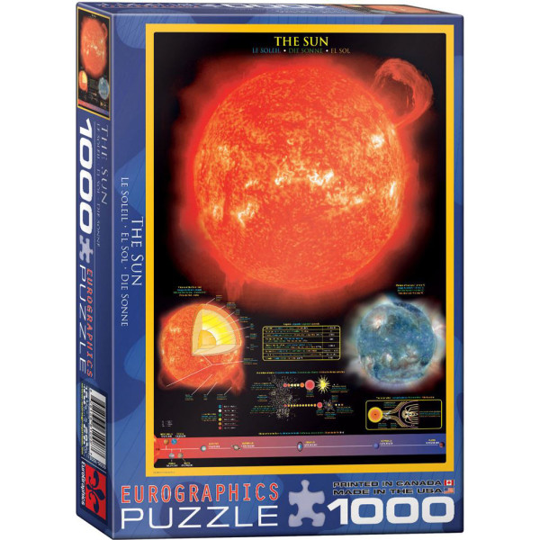 

Пазл Eurographics Солнце, 1000 элементов (6000-1008)