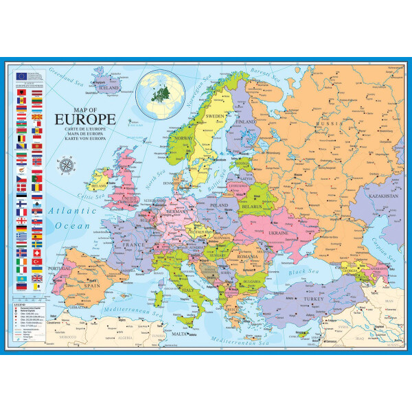 

Пазл Eurographics Карта Европы. 1000 элементов (6000-0789)