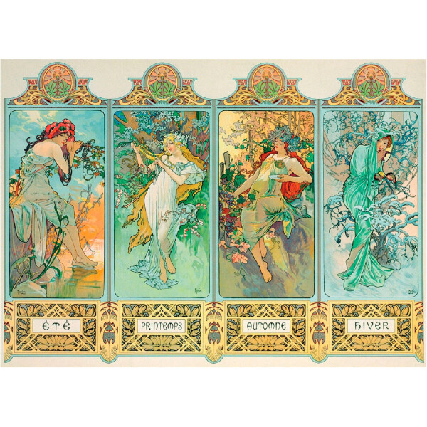 

Пазл Eurographics Четыре сезона. Альфонс Муха. 1000 элементов (6000-0824)