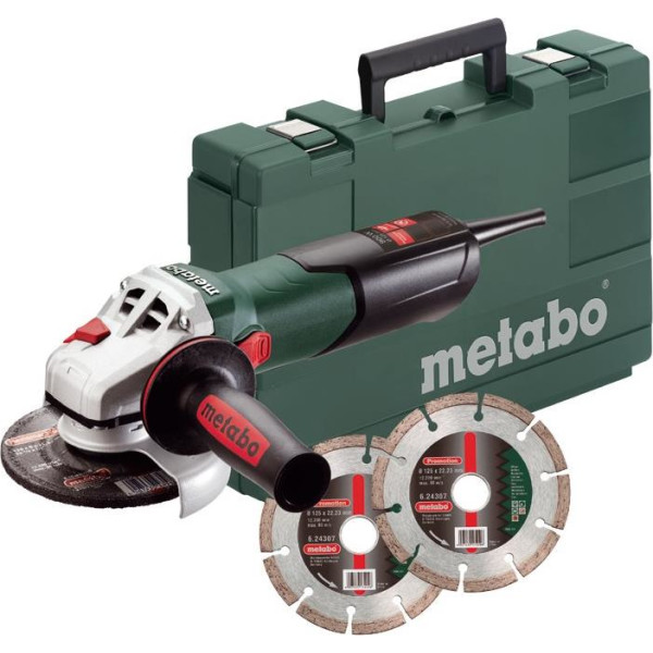 

Болгарка Metabo W 9-125 Quick + алмазные диски Metabo