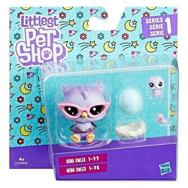 

Набор Littlest Pet Shop зверюшки Eliza Blue и Rad Slopington Hasbro A9396/A7313