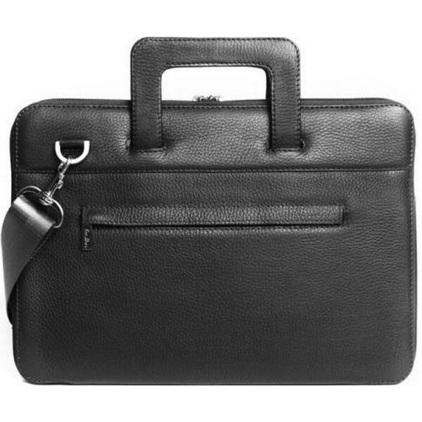 

мужская черная кожаная сумка для MacBook 13" Issa Hara «WEALTHY MAN» B13 (11-00)