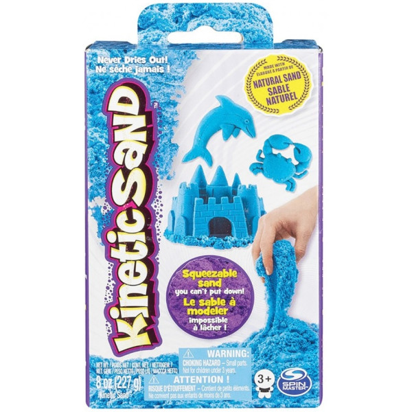 

Набор для творчества Kinetic Sand & Kinetic Rock Кинетический песок "Неон" голубой (71423B)