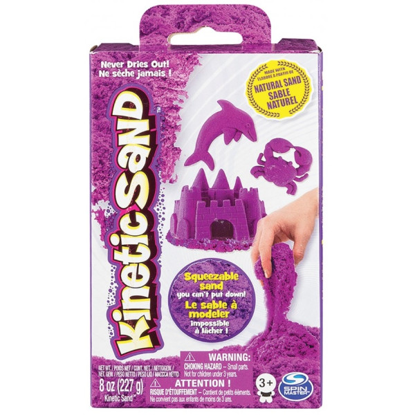 

Набор для творчества Kinetic Sand & Kinetic Rock Кинетический песок "Неон" фиолетовый (71423P)