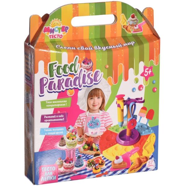 

Набор креативного творчества Strateg Мистер тесто - Food paradise (71304)