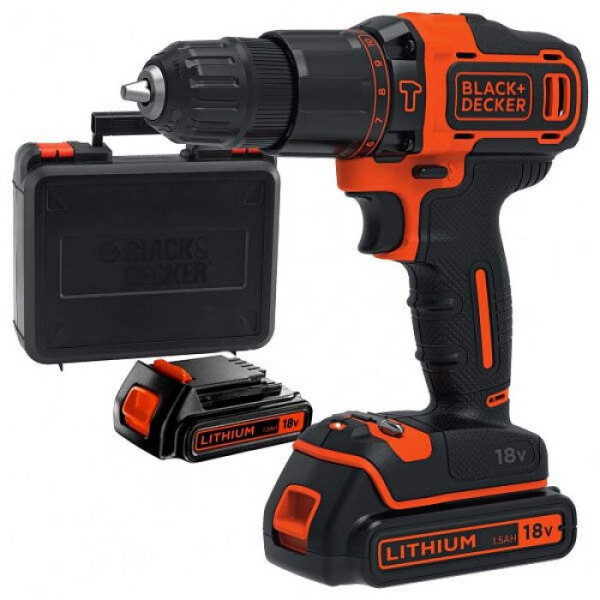 

Шуруповерт аккум. BLACK+DECKER BDCHD18KB
