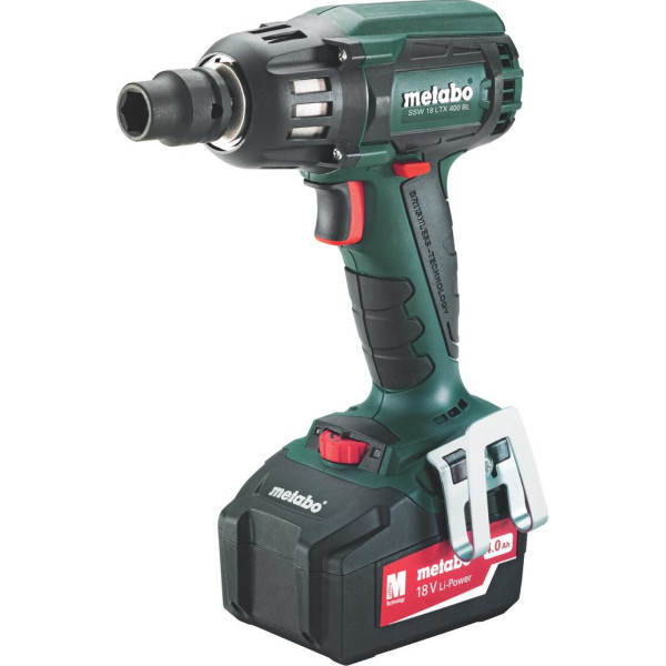 

Гайковерт Metabo SSW 18 LTX 400 BL 4.0 Ач (602205500)