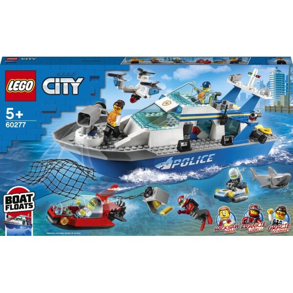

LEGO® City Катер полицейского патруля (60277)