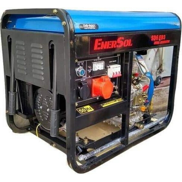 

Генератор дизельный EnerSol, трехфазный, 5.7 кВА. SD-6EB-3