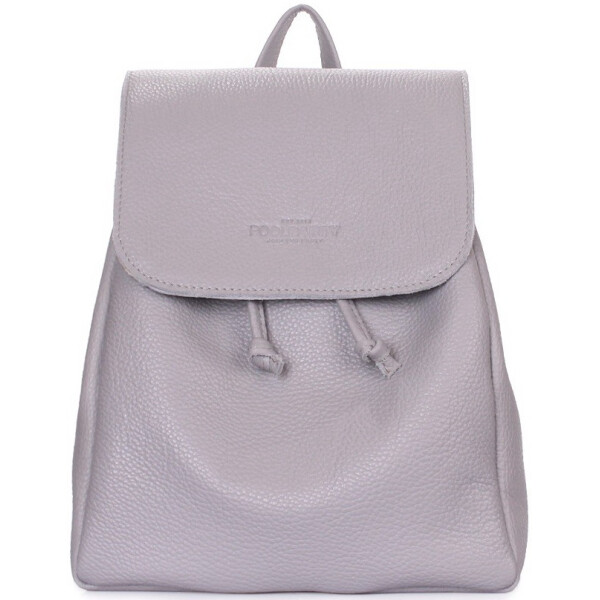 

Рюкзак PoolParty кожаный Paris grey