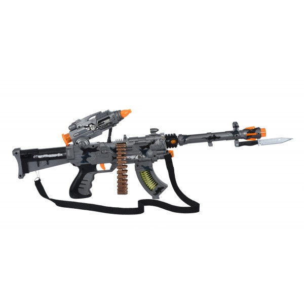 

Игрушечное оружие Same Toy Сyber Mission Пулемет серый DF-11218BUt