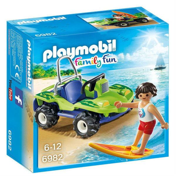 

Конструктор Playmobil Серфер с квадрациклом (6982)