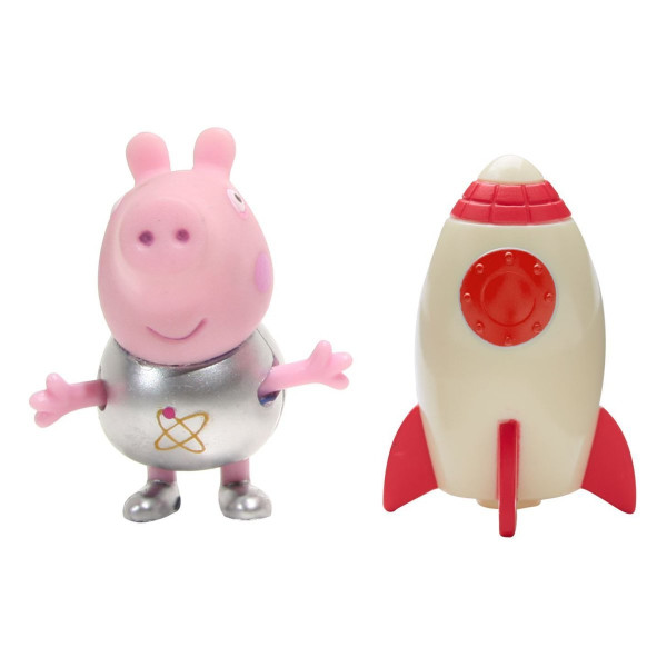 

Игровая фигурка Peppa Figurines Космонавт Джордж с ракетой (06771-5)