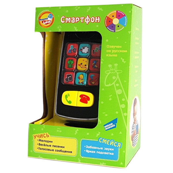 

Игрушка музыкальная развивающая MOMMY LOVE Телефон (392)