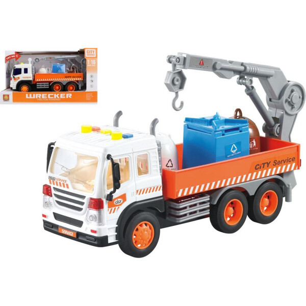 

Машинка фрикционная автопогрузчик, свет,звук WENYI (WY340C)