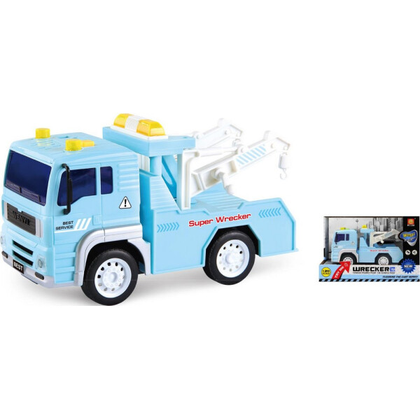 

Машинка фрикционная эвакуатор, свет,звук WENYI (WY530B)