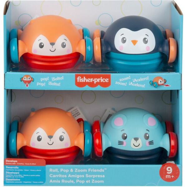 

Развивающая игрушка Fisher-Price Животные на колесах (в ассорт) (GTJ61)