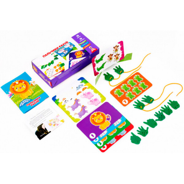 

Игра с пуговицами Vladi Toys Пальчики считай для самых маленьких VT2905-08 (укр)