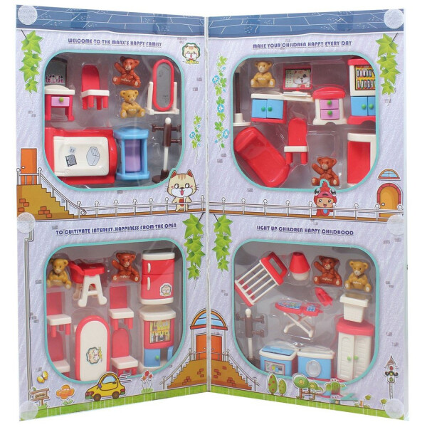 

Набор игрушечной мебели для комнат Нappy Family MR.MANX (HY-063AE)