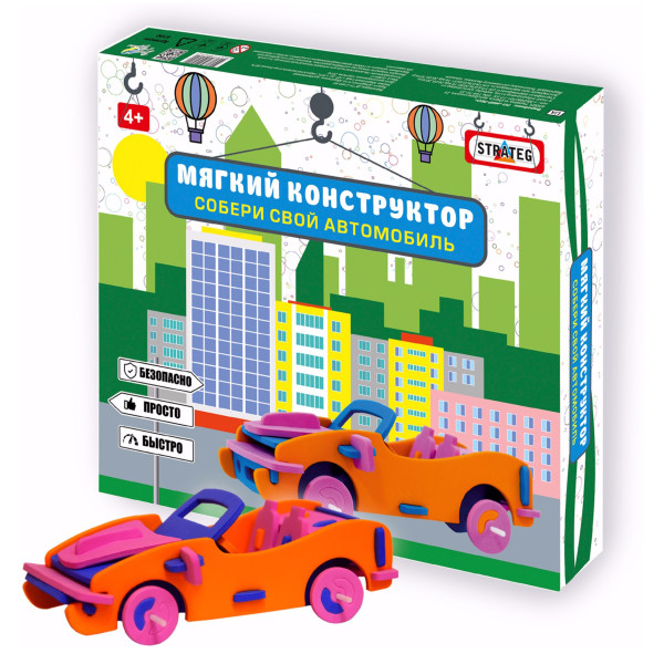 

Мягкий конструктор Strateg Авто-кабриолет (6100)