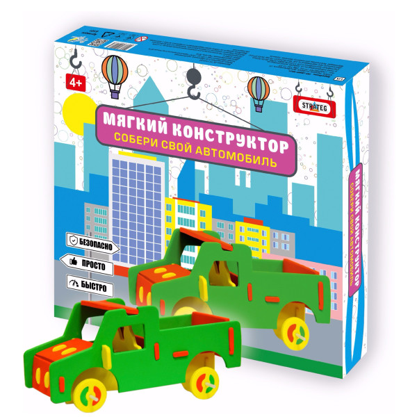 

Мягкий конструктор Strateg Авто-грузовик (6101)