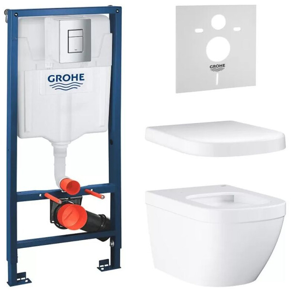 

Инсталляция GROHE с унитазом EURO Soft Close (39328000+39330000+38772001+37131000), 39328CB0