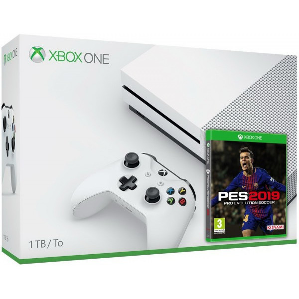 

Microsoft Xbox One S 500Gb White + Pro Evolution Soccer 2019