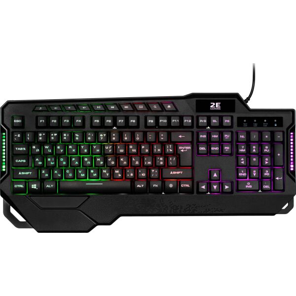 

Клавиатура игровая 2E Gaming KG340 LED USB Black Ukr